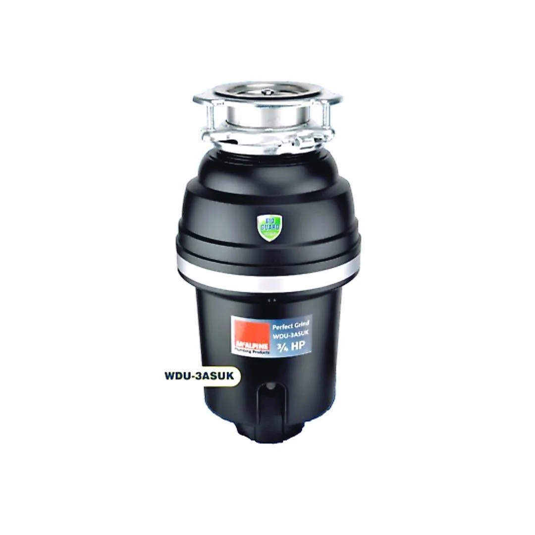 ~ McAlpine waste disposal unit ~
&bull; Stainless Steel
&bull; Built-in noise insulated air switch
&bull; 2500rpm
&bull; 10 year warranty
&bull; Ideal for: Homes | Cafe&rsquo;s | Bars | Bistro&rsquo;s