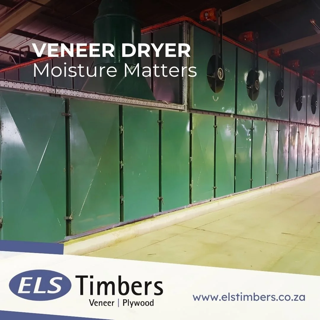 Fresh veneer holds a lot of moisture. Before those layers can become a board they need to be dried to the right level. Our dryer removes excess moisture and brings each sheet to the right level for bonding and pressing. It&rsquo;s a critical step in 