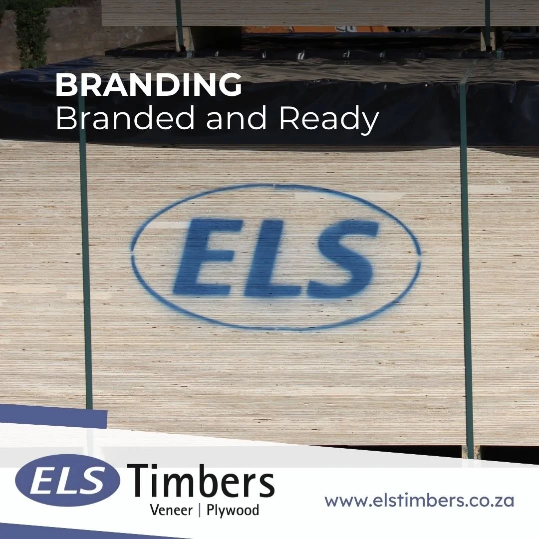 The final mark of the ELS Timbers Plywood process. Once the stack is branded, every board is identifiable, traceable and ready to leave the mill. From the forest to this point, we know where it came from and we're proud to put the ELS Timbers name on