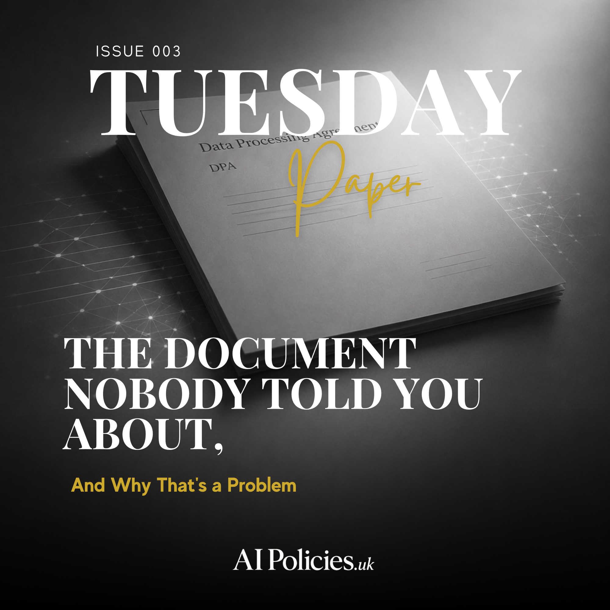 The Document Nobody Told You About — And Why That's a Problem