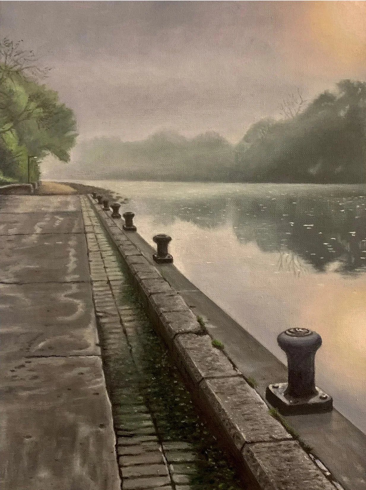 Assiniboine Riverwalk  12” x 16”  $750