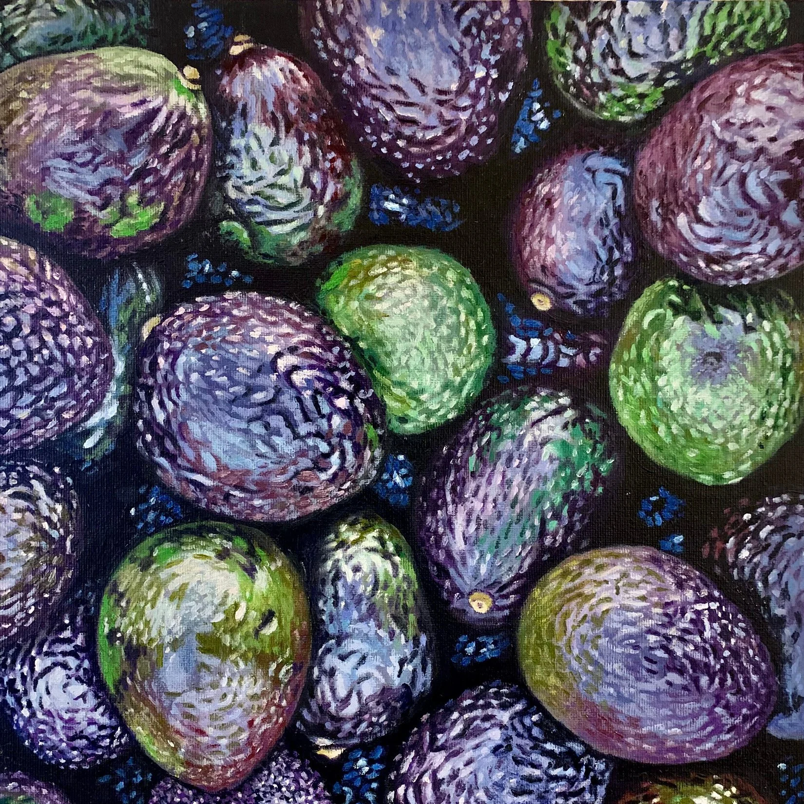 Market Avocados  12" x 12"  $750 