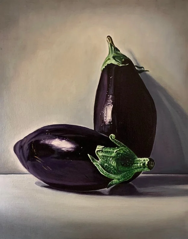 * Deux Aubergines  16" X 20"  $1500 