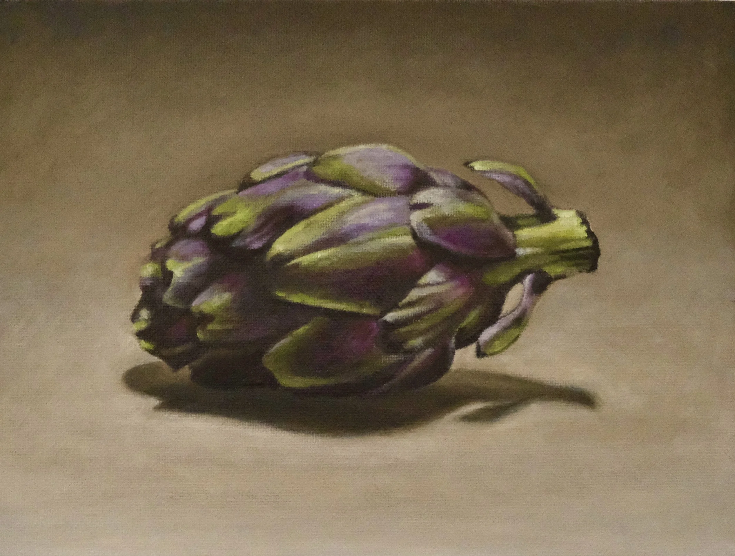 Un Artichault   7” x 9.25”   $500   (framed) 
