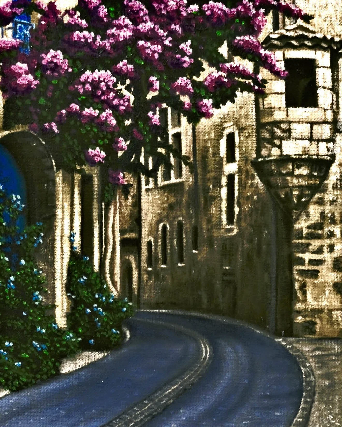 Rue Montmorency, Pezenas  9” x 12”  $600