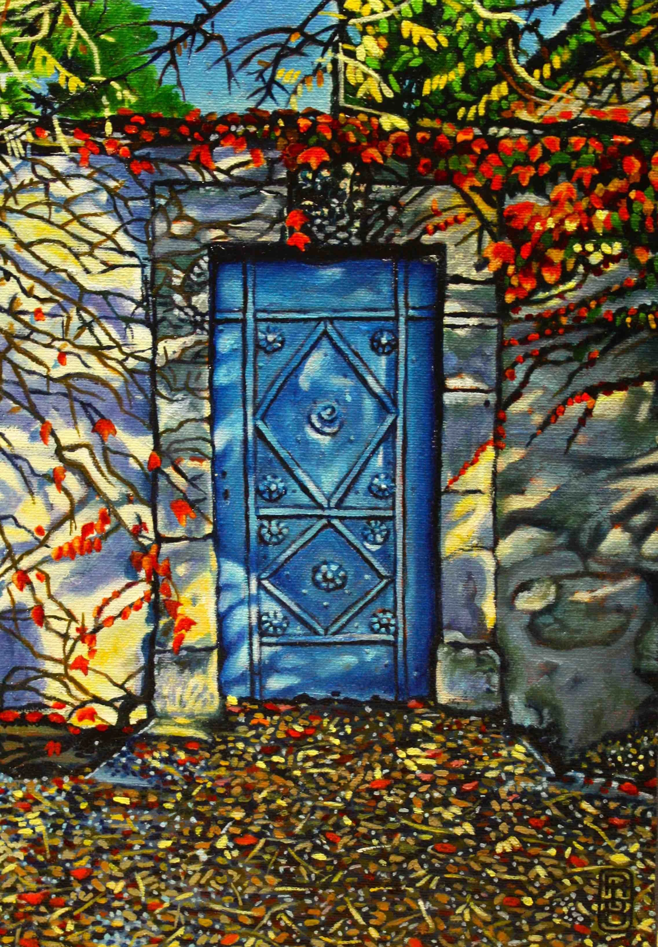 Blue  Doorway  11” x 7.75” $525
