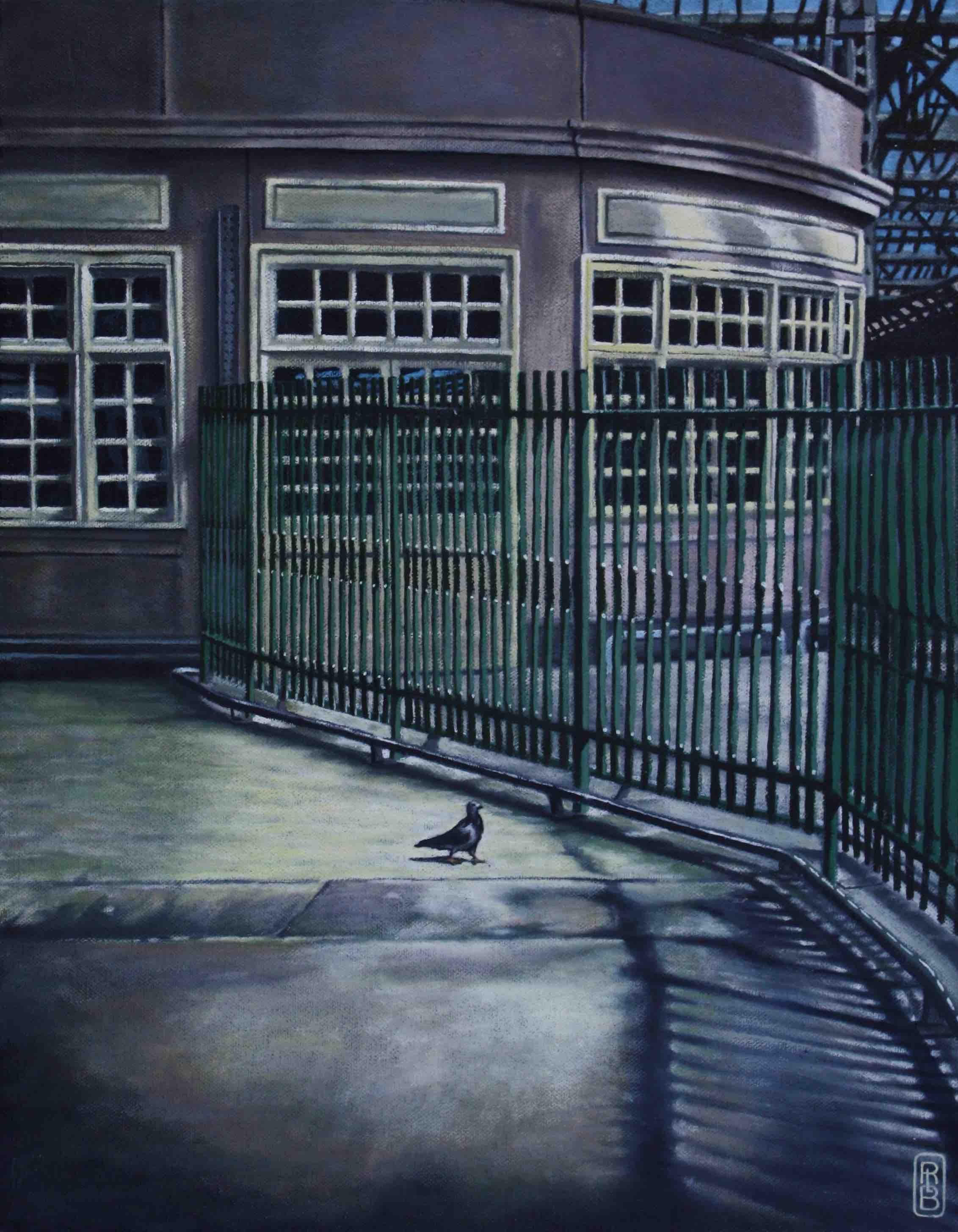 Waverly Pigeon  14”x16” $725