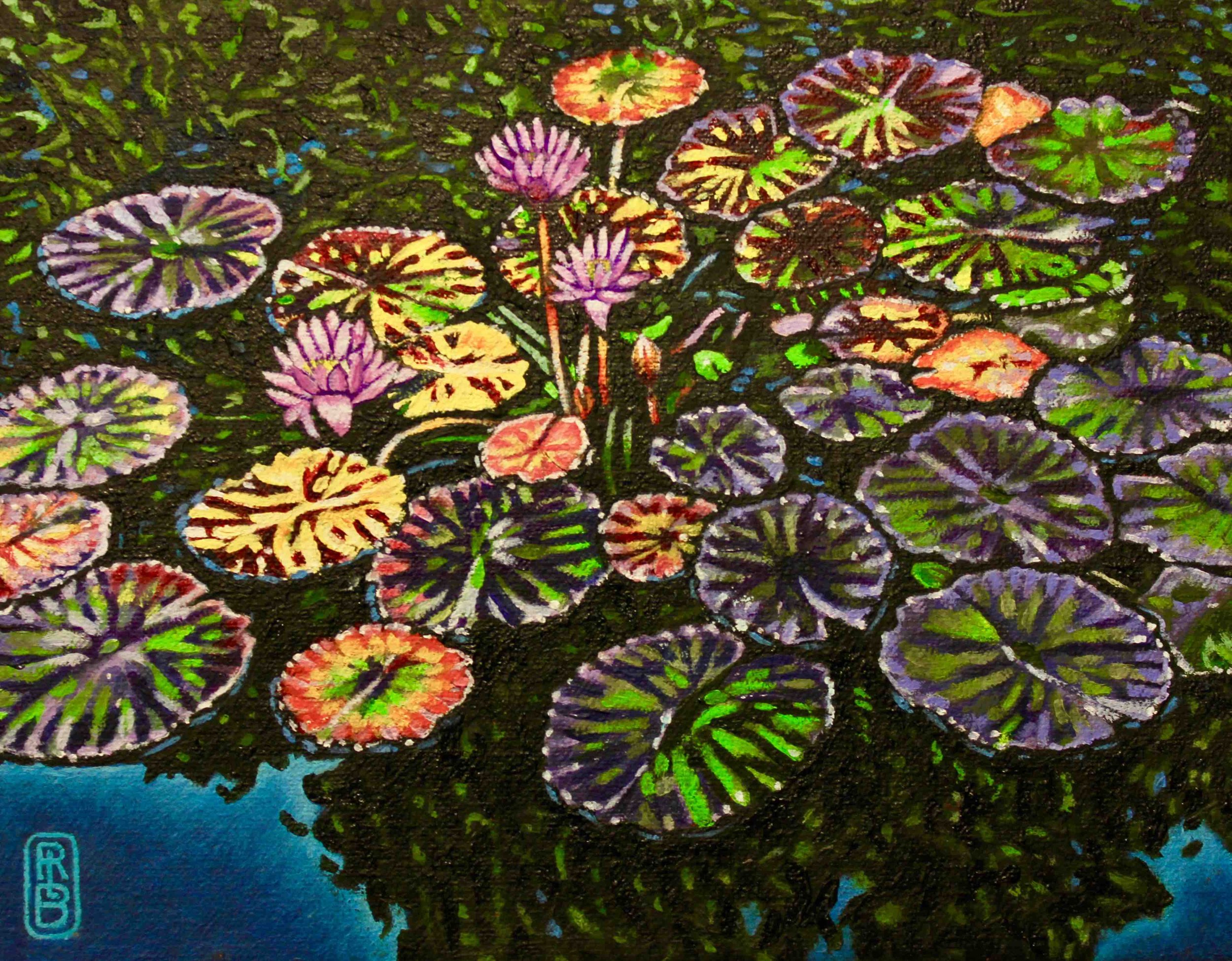 Lilly Pond 9” x 7”  $475
