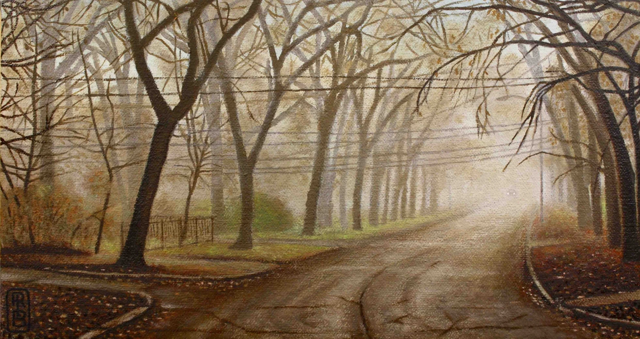 *Foggy  West Gate, Winnipeg  6” x 11”  $825
