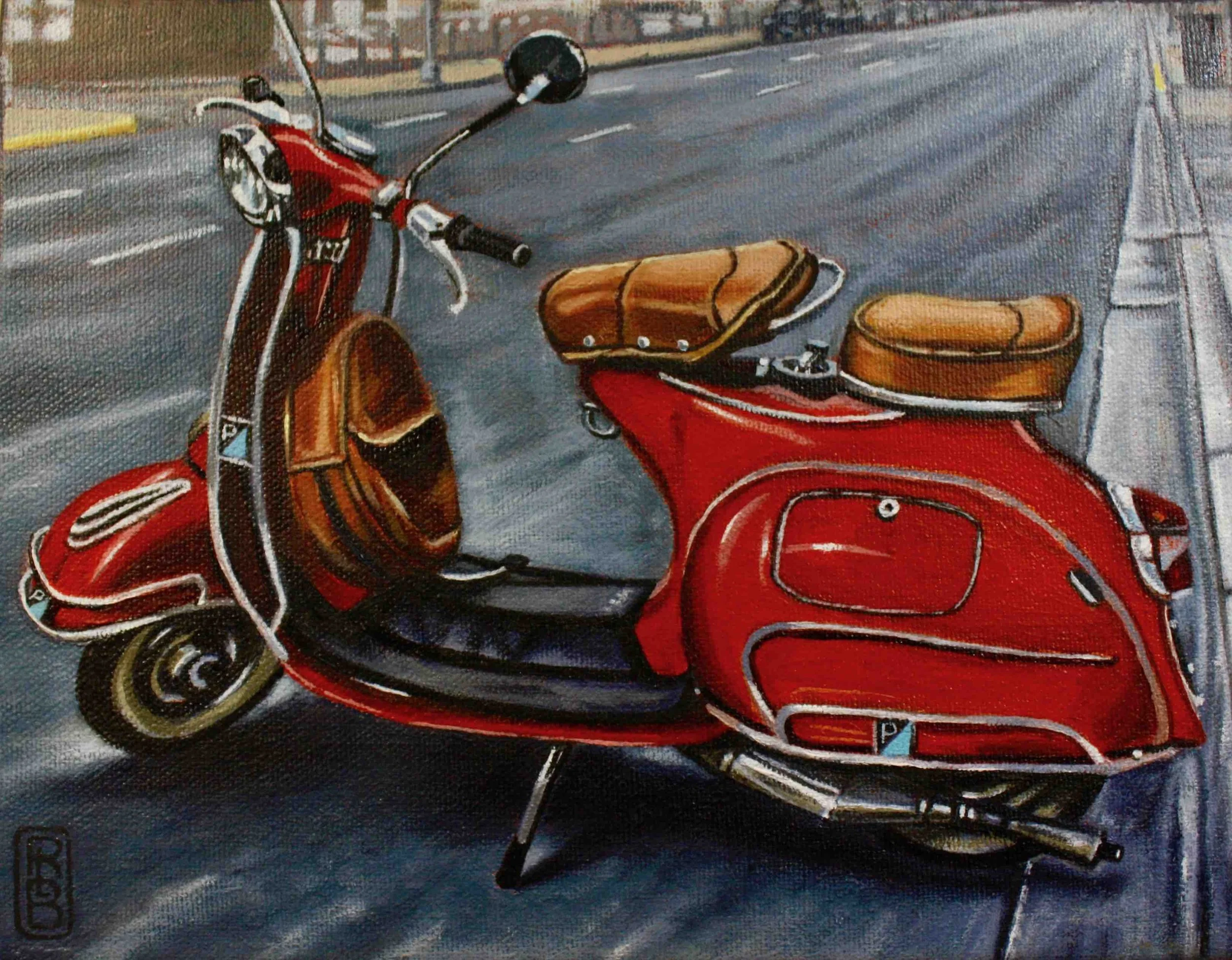 Classic Red 9” x 7” $450