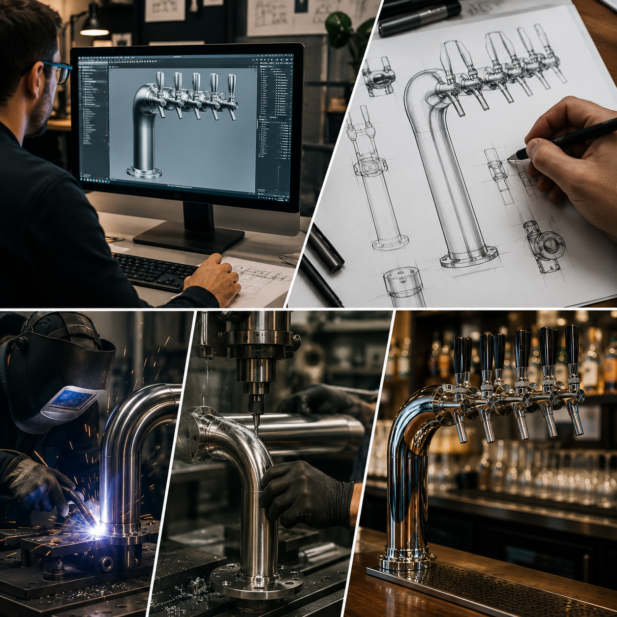 Bespoke Tap Design Fabrication