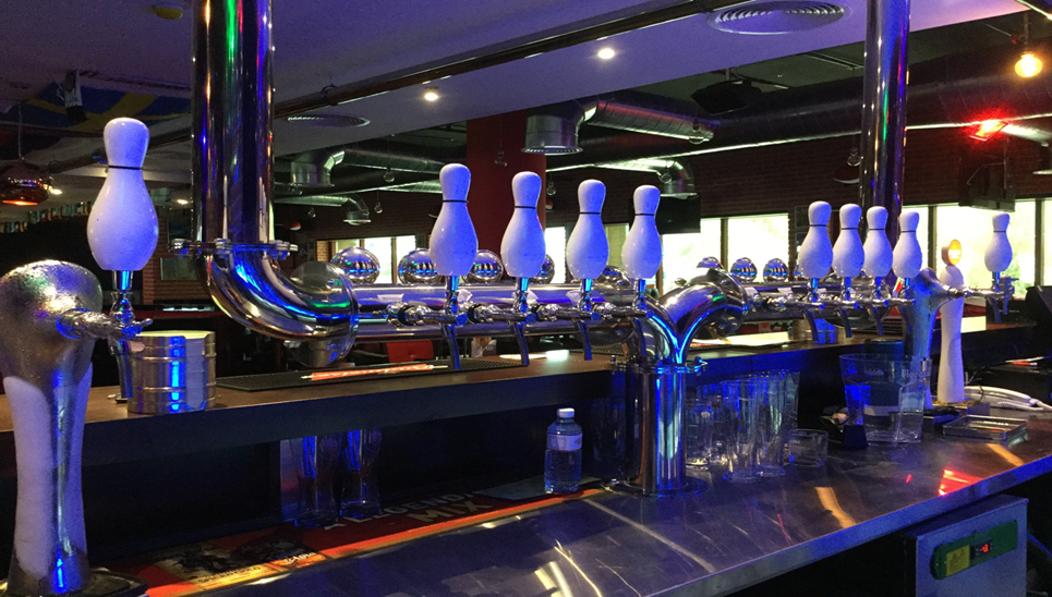 Overhead Beer Pipes