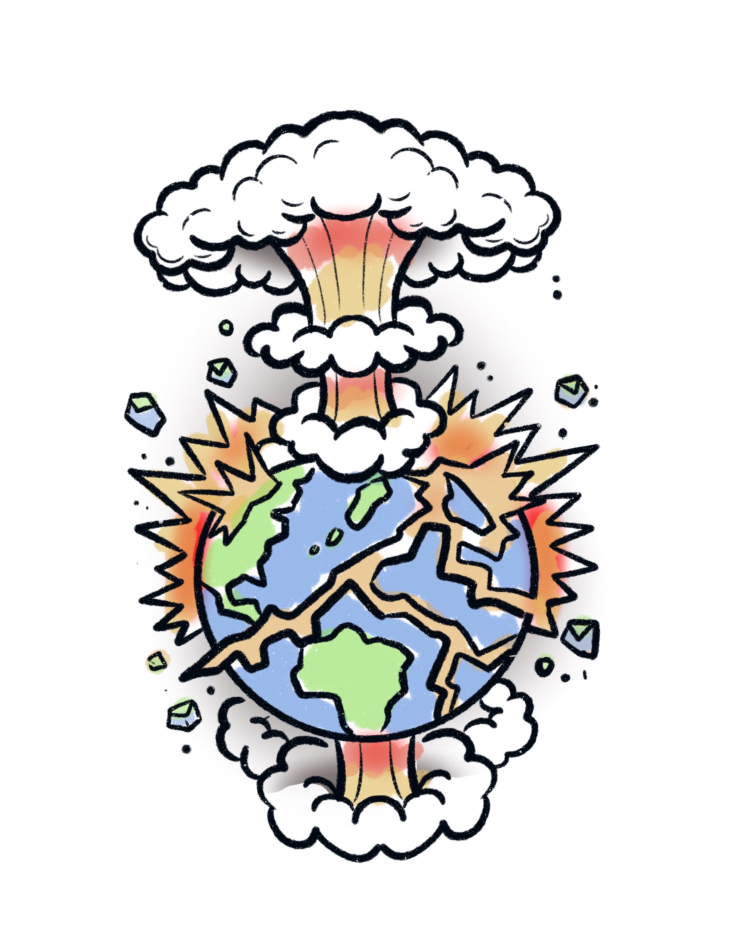 Fallout Earth Explosion