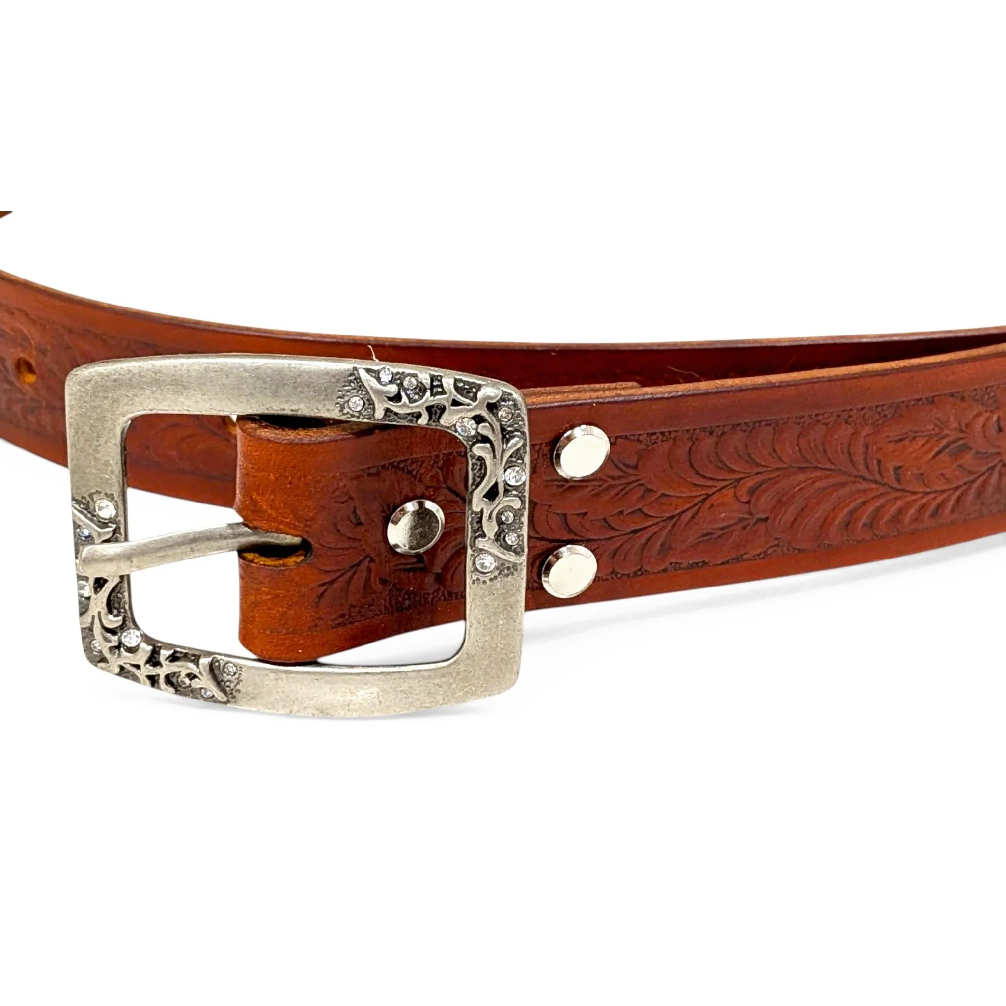 Leafbound Leather Belt