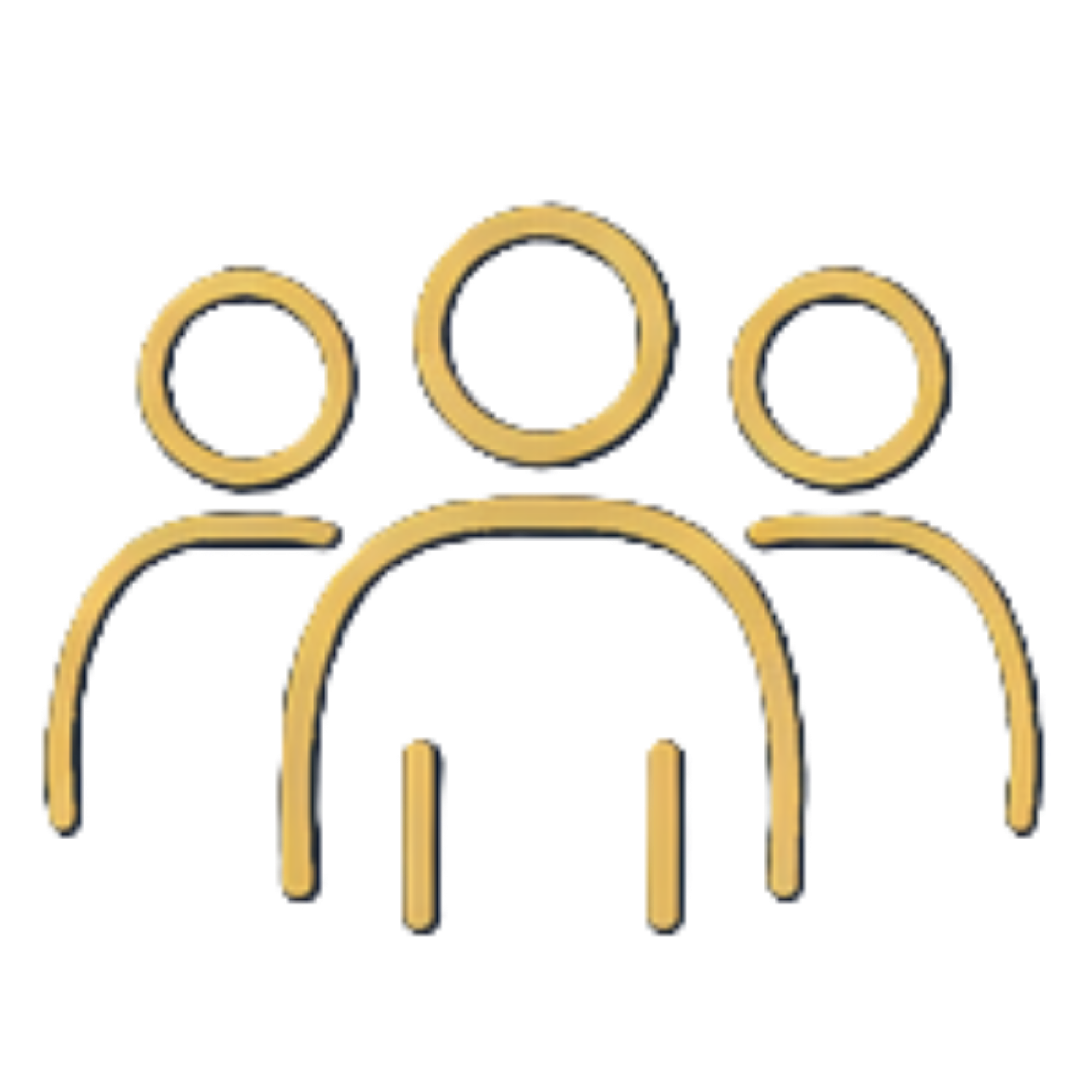 Illustration of three gold rings with a yellow arrow pointing to the right.