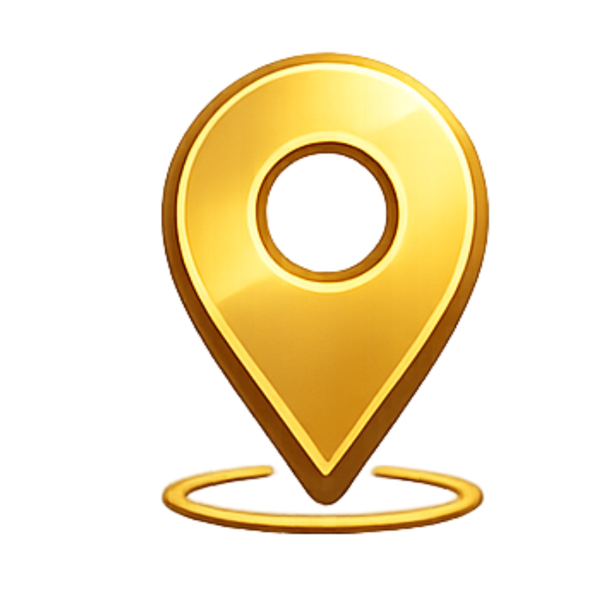 A shiny, golden 3D letter 'Q' with a metallic finish and a circular base