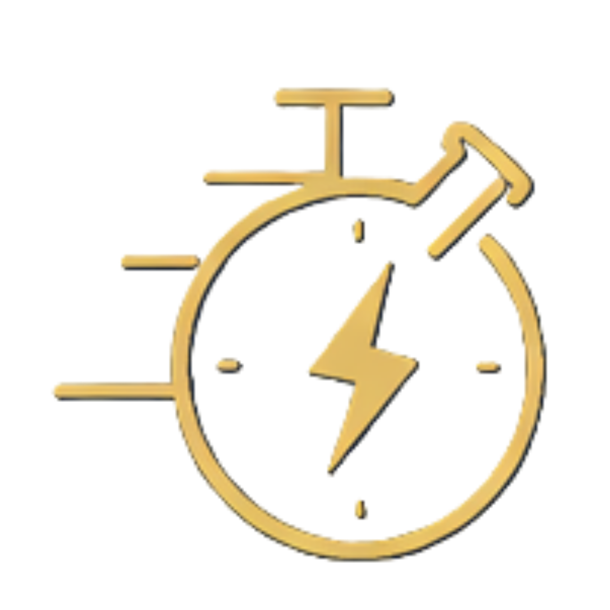 A neon sign of a gasoline pump with a globe and clock symbol.