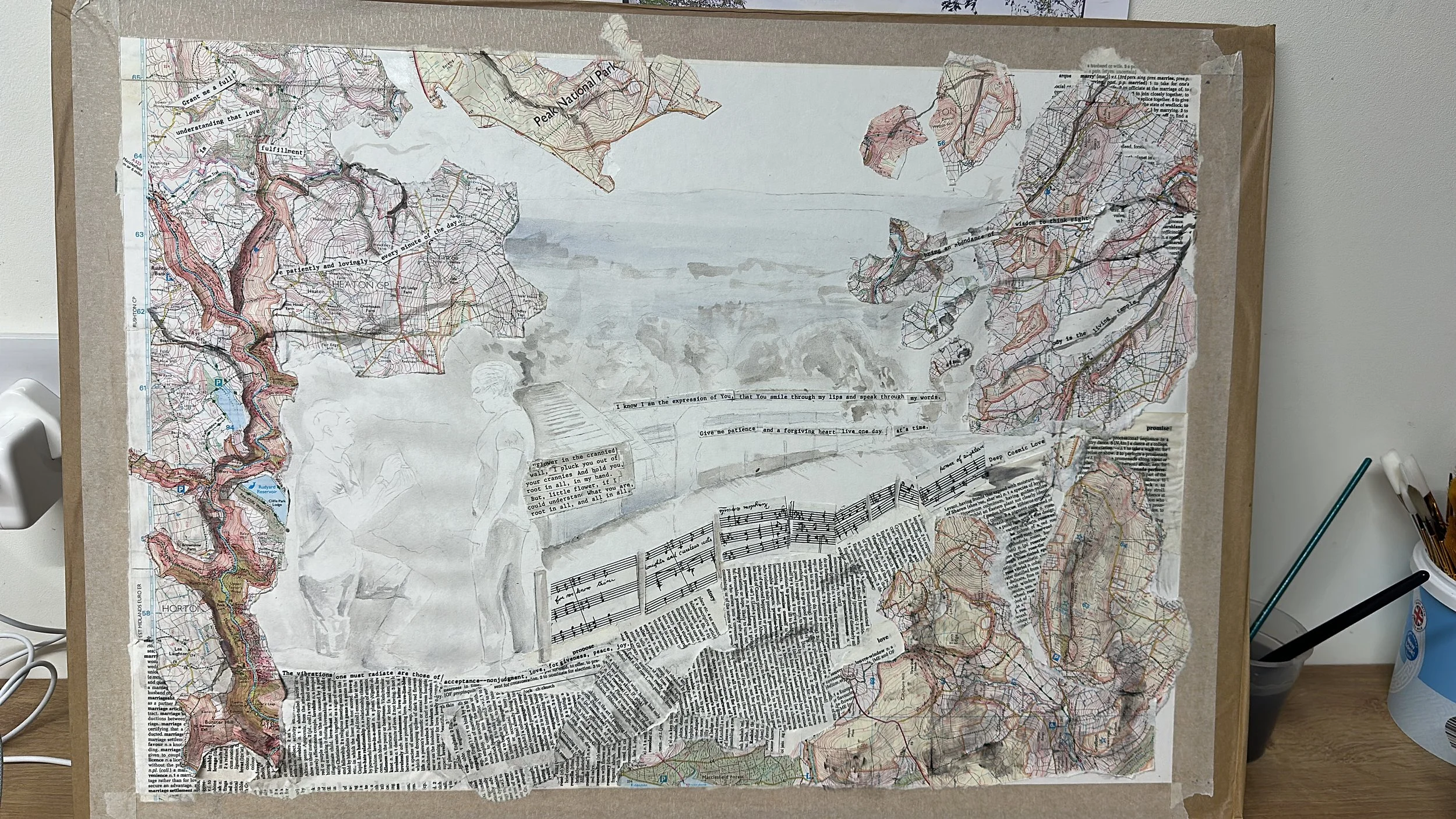 Stage 3 | 

Add in Key Text & Underpaint