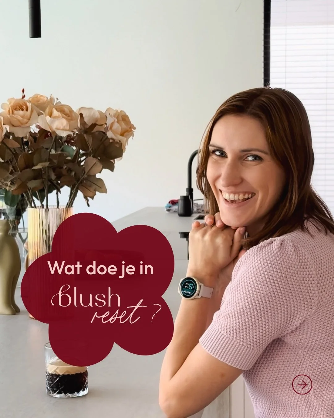 Je bent niet gemaakt om altijd maar sterk te zijn, alles te dragen en door te blijven gaan.

Blush Reset helpt vrouwen die altijd &ldquo;aan&rdquo; staan om stress en spanning los te laten met eenvoudige somatische oefeningen van ongeveer 10 minuten 