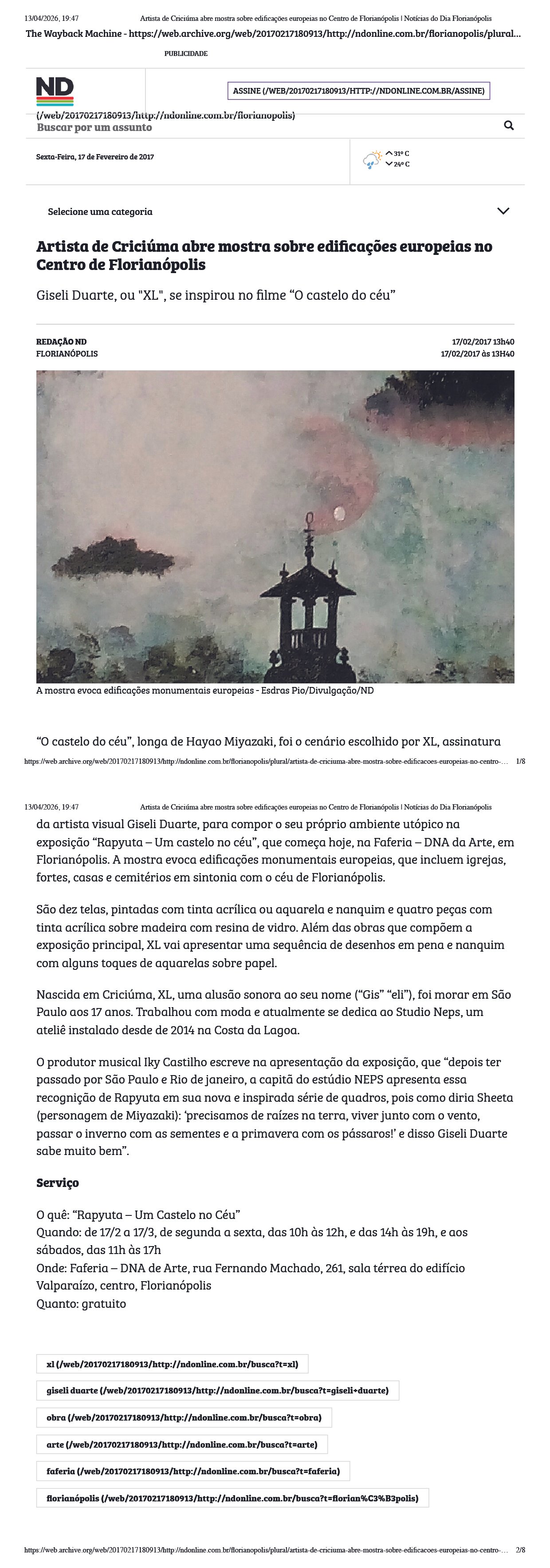 NOTÍCIAS DO DIA FLORIANÓPOLIS
