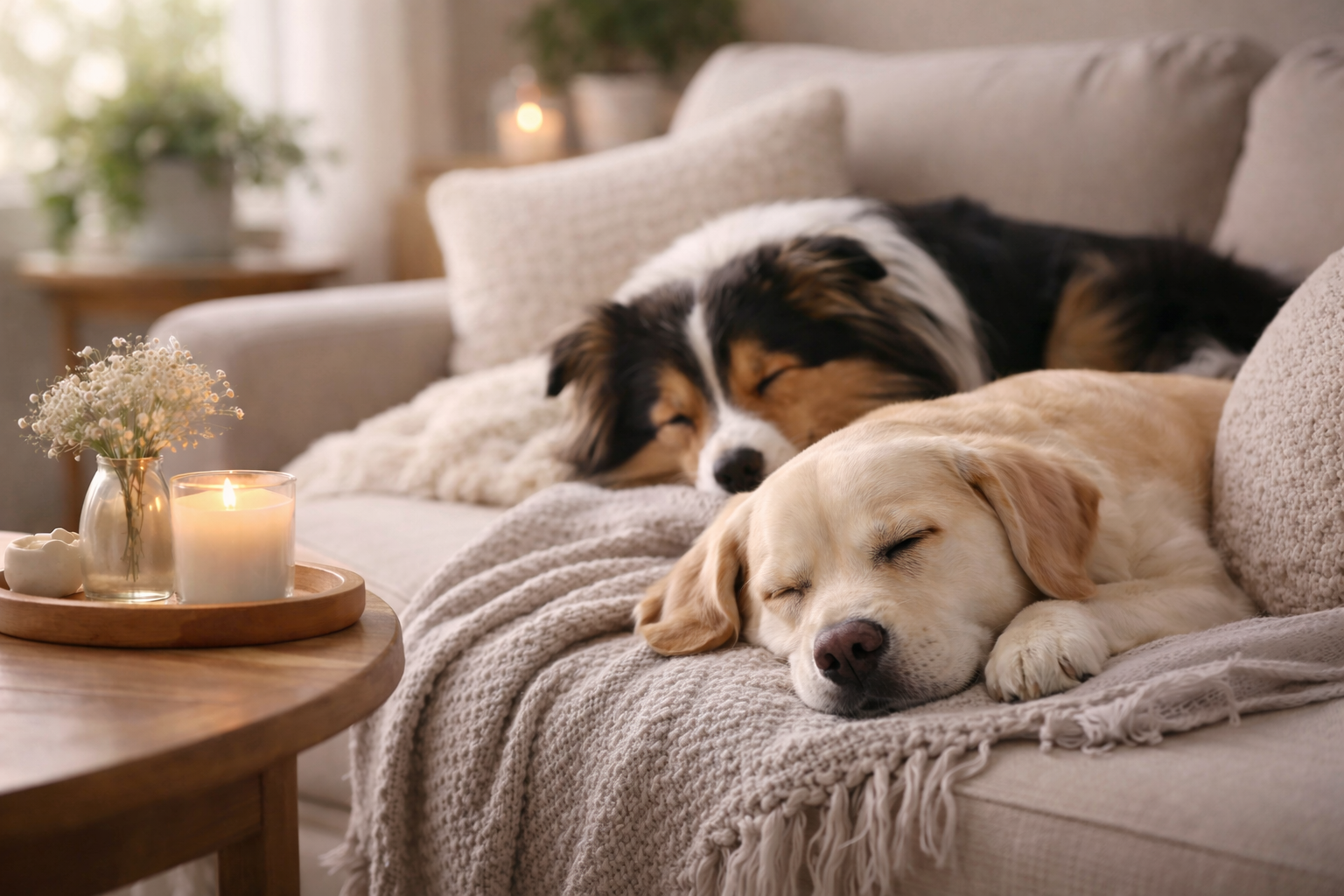 Pups having a nice nap