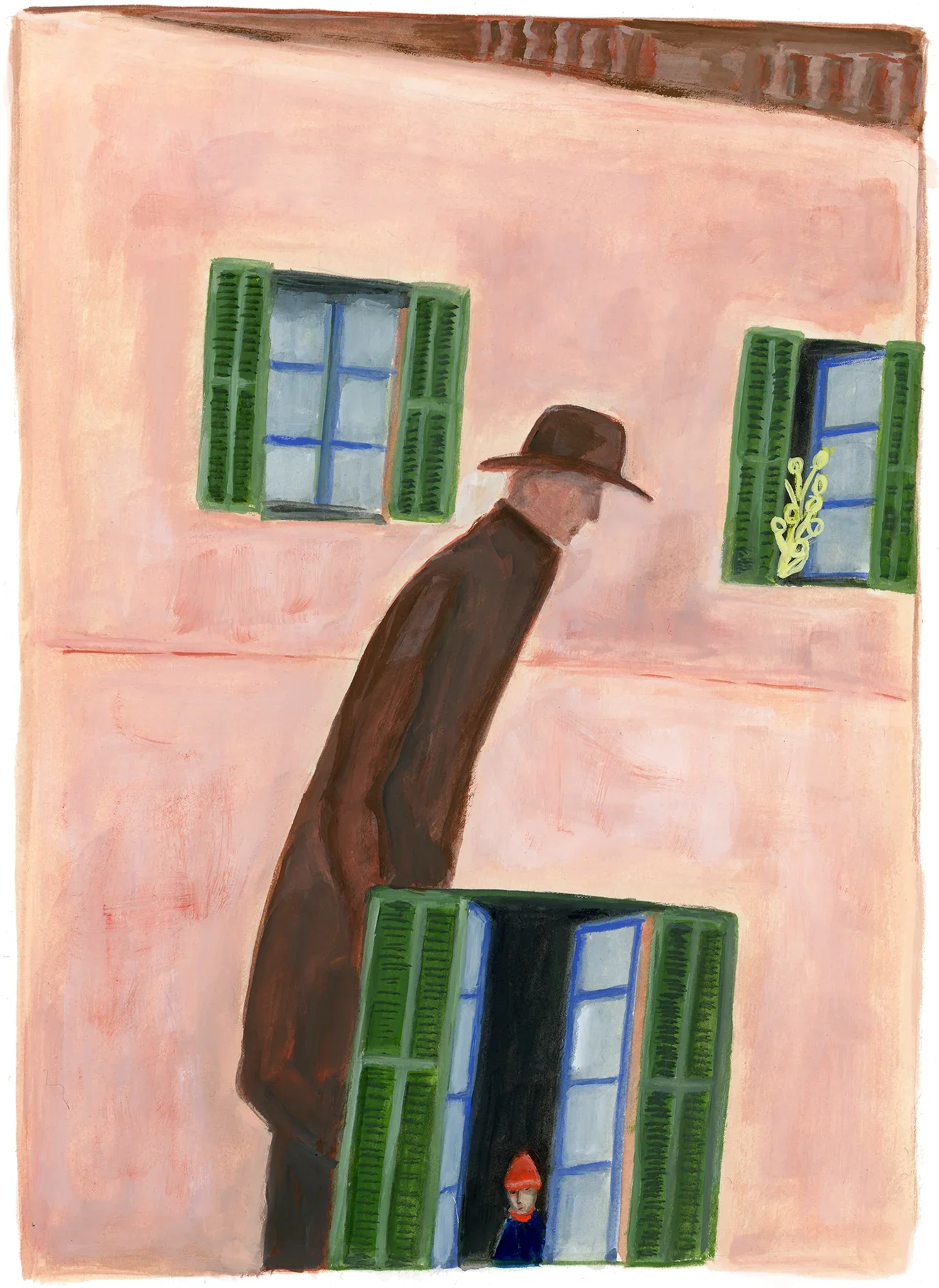 Man on the wall