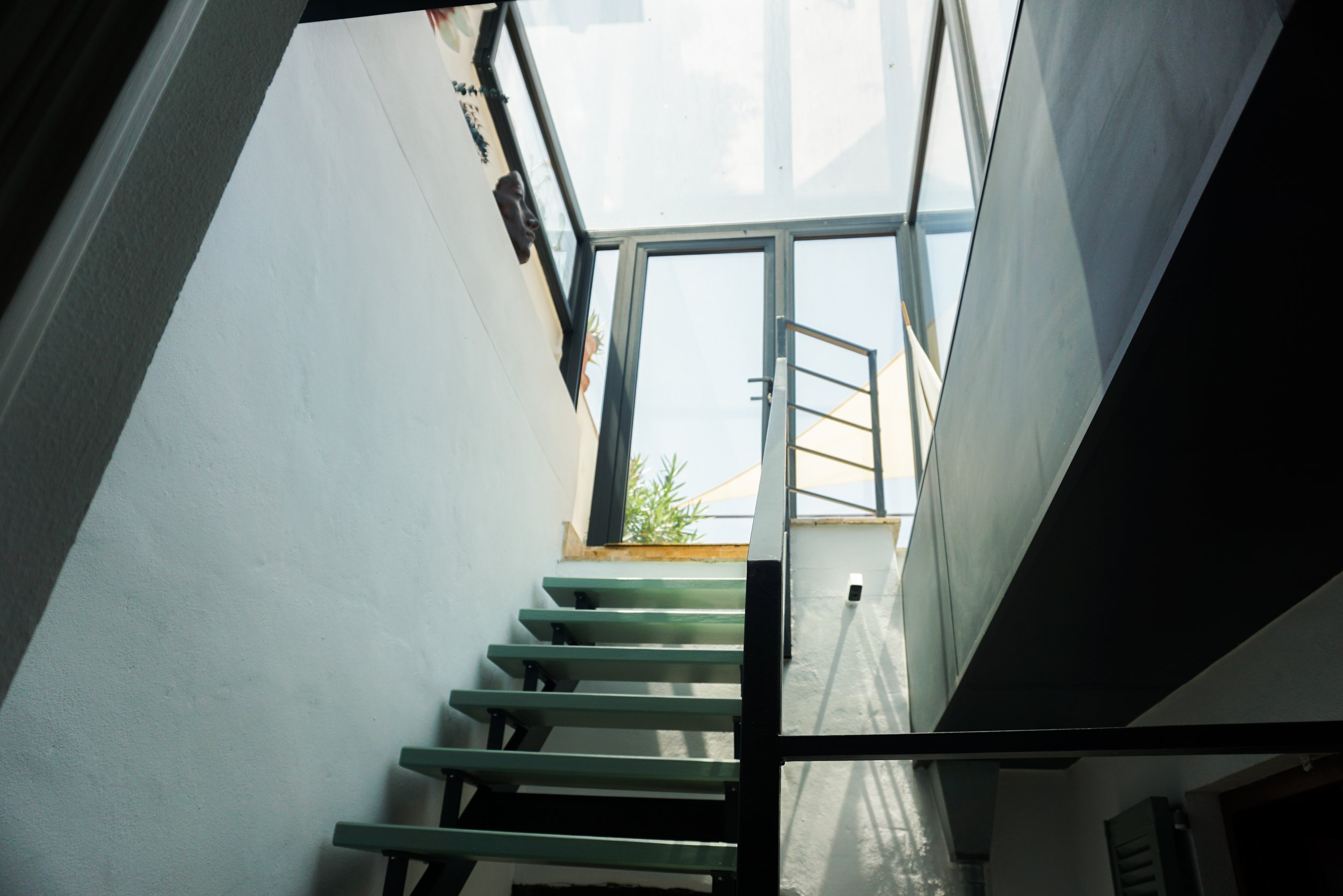 staircase to the roof