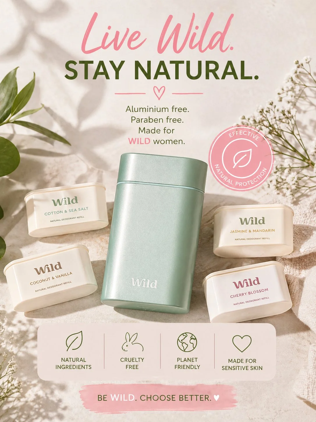  I Switched to Wild Refillable Deodorant