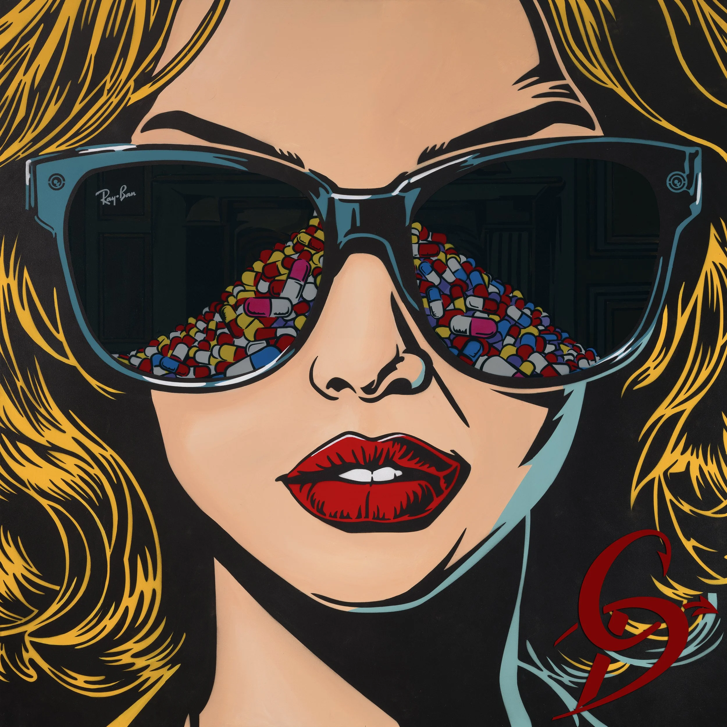 Outta Control single cover painted by Franklin Art Studio