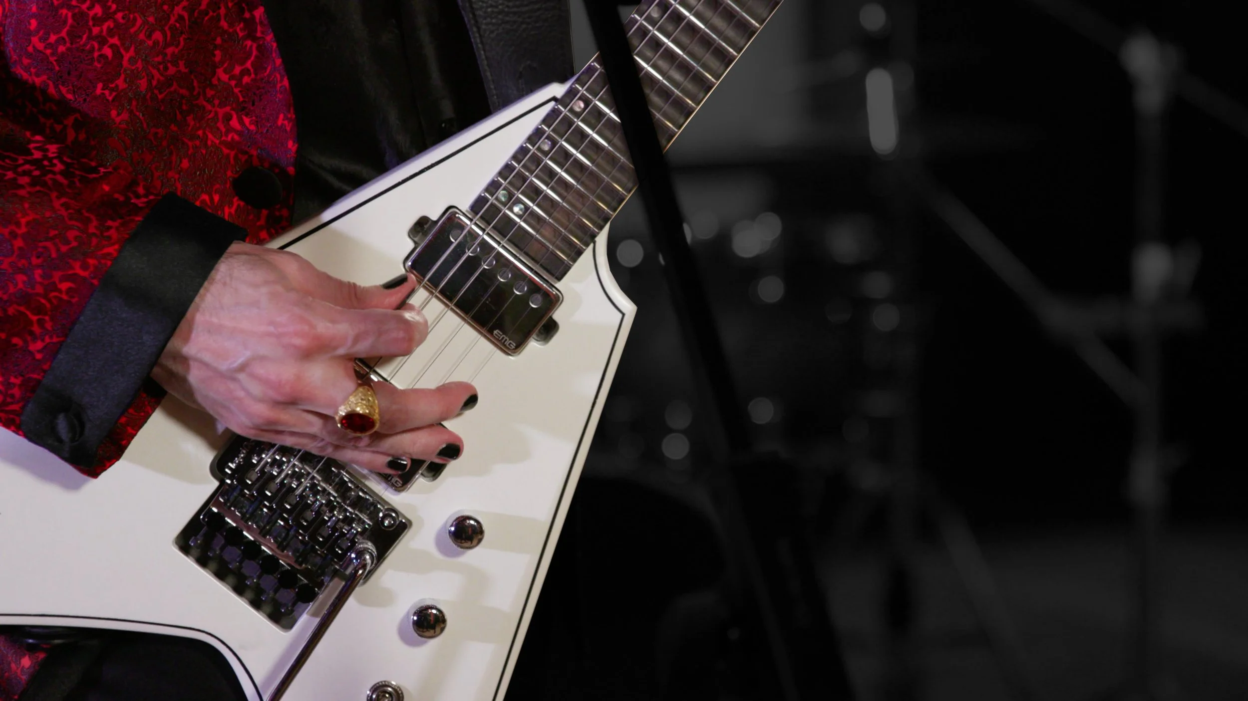 David Rex - Custom ESP closeup