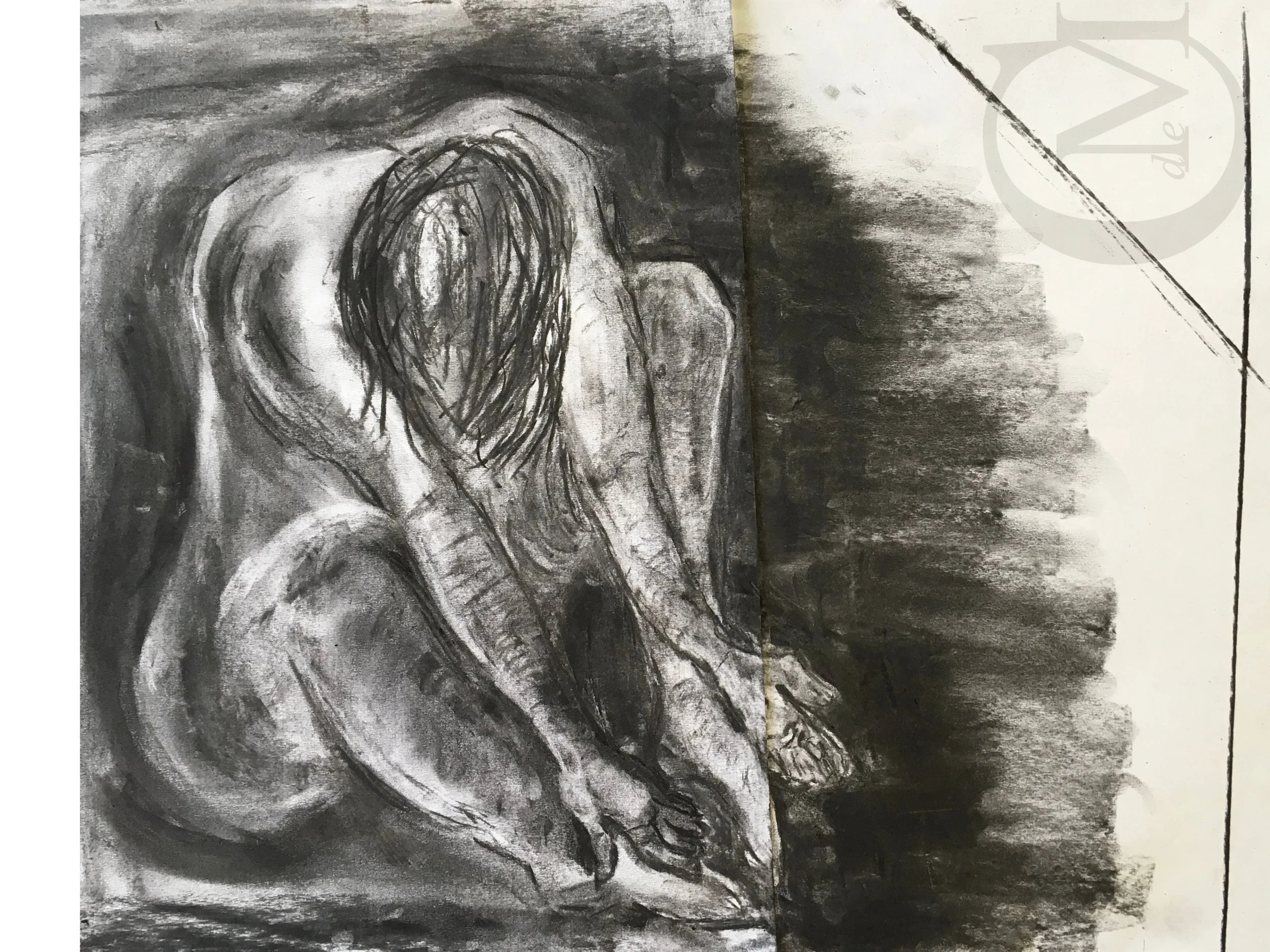 Bather signed limited edition glicée print