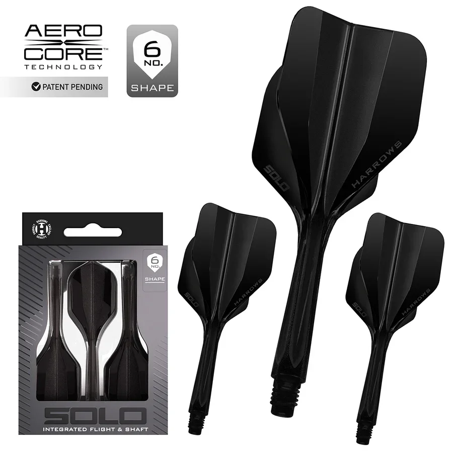 Harrows Solo No6 Integrated Flights & Shafts