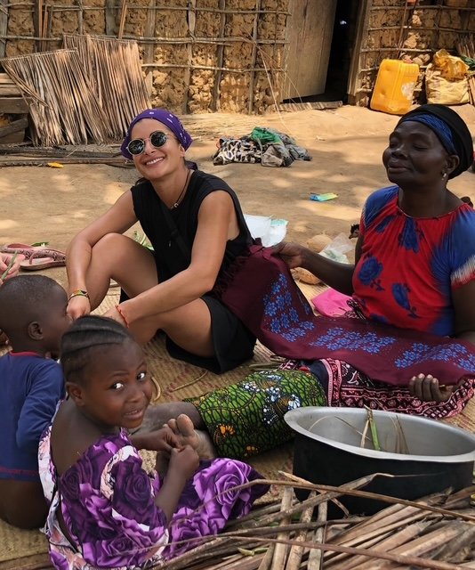 Meeting local communities in Tanzania