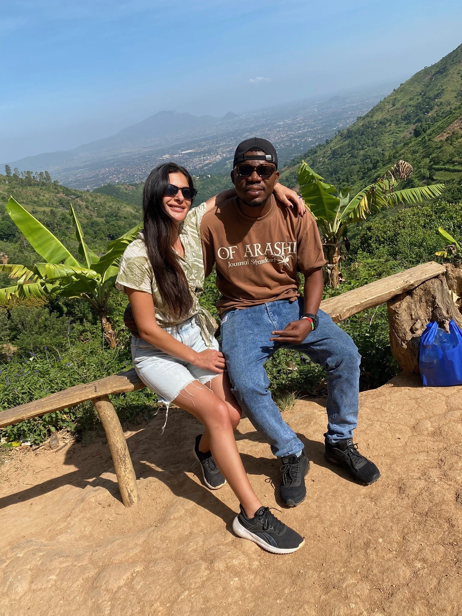 Nana and Jamal, founders of Wild and Blue.