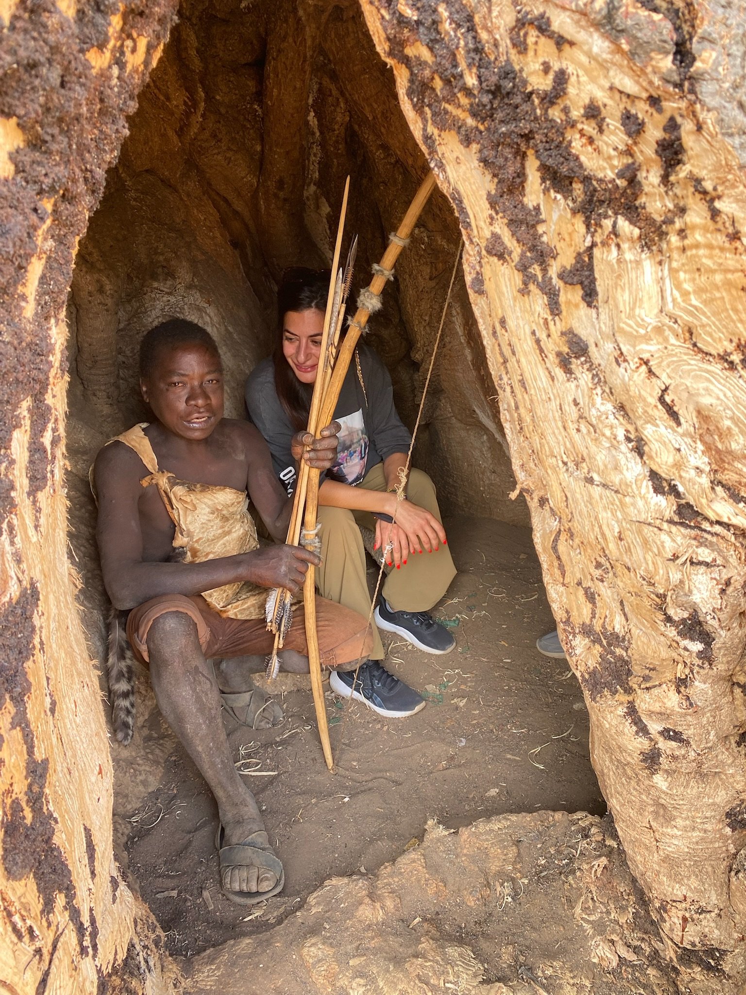 Meeting local communities in Tanzania