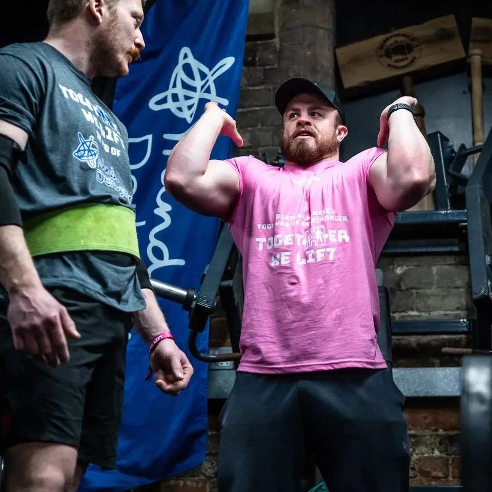 Flash Dan Ashcroft explained the rack position for overhead press at Together We Lift
