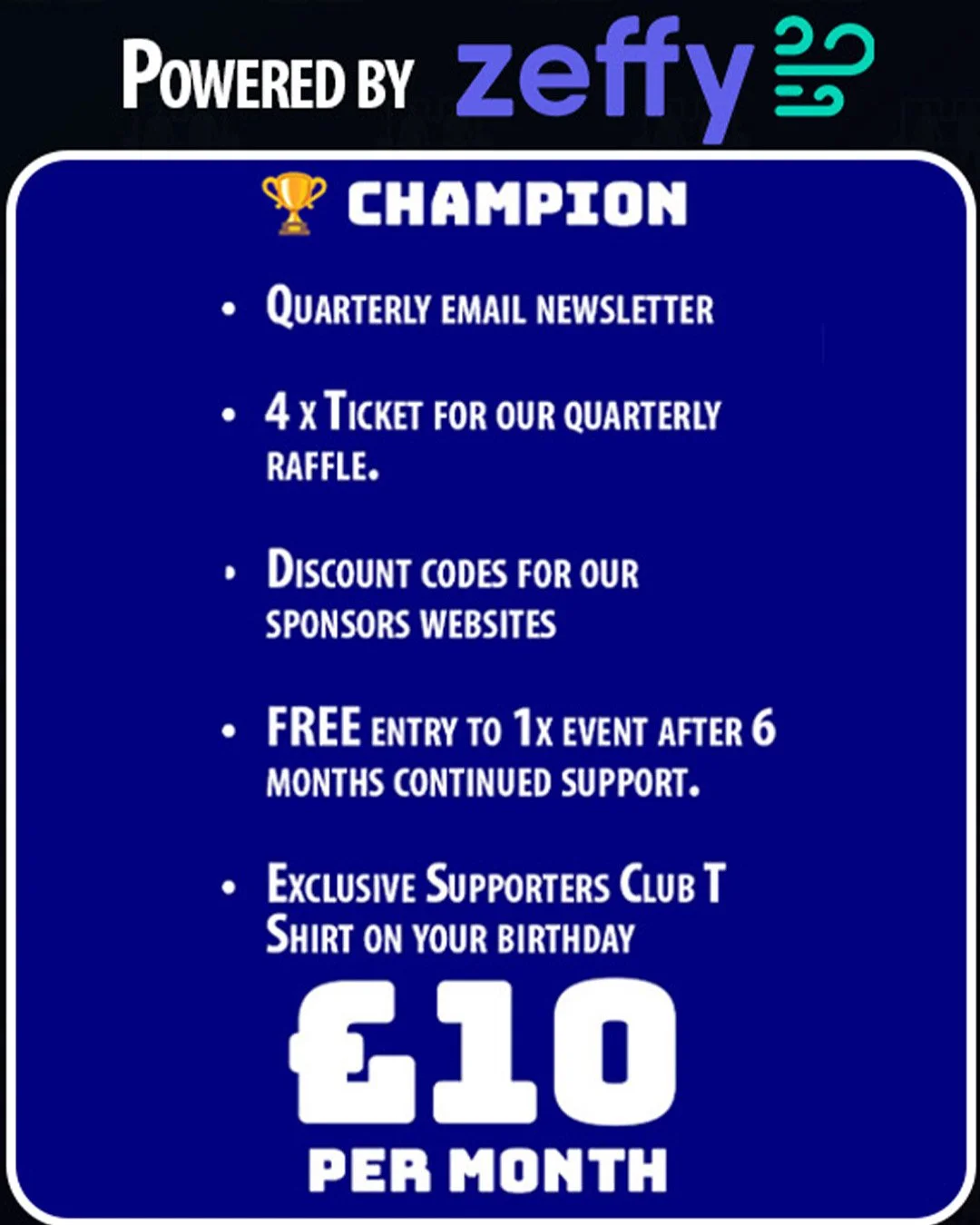 Together We Lift Champion Membership