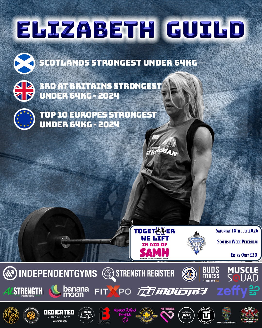 Elizabeth Guild Strongwomen Mum of 3, from Peterhead