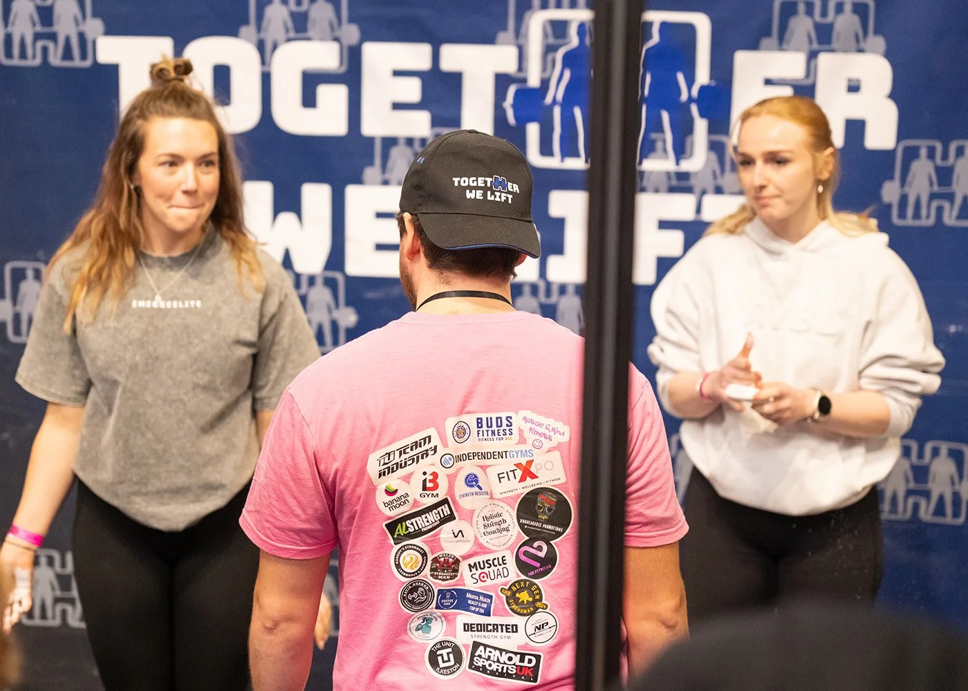 Two Young ladies, preparing for their lift at Arnolds 2026 at the NEC
