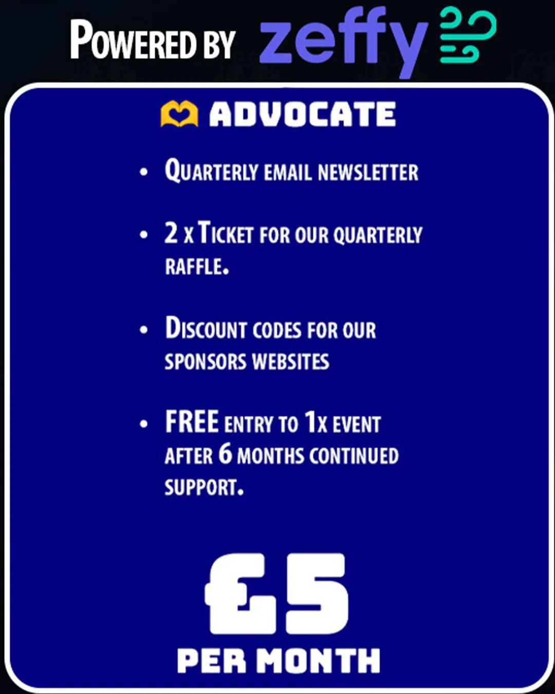 Support Together We Lift Advocate Membership £5