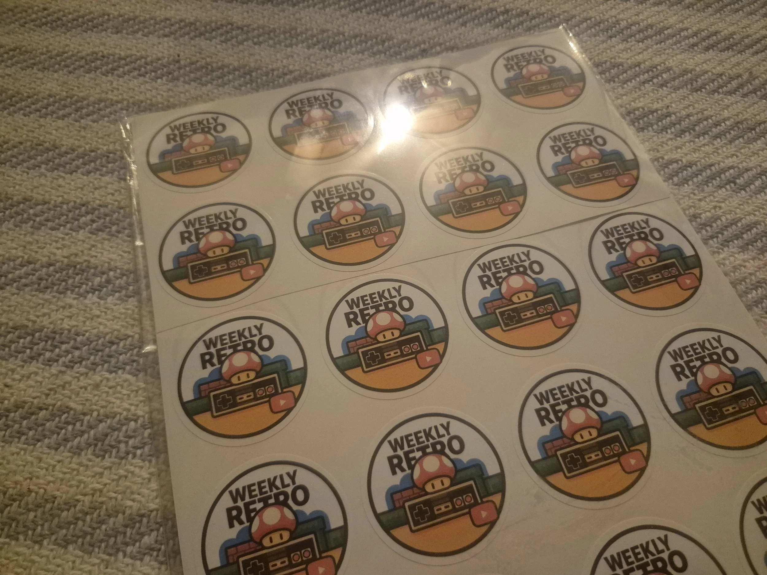 4 x Free Weekly Retro Stickers (Postage Cost Only)