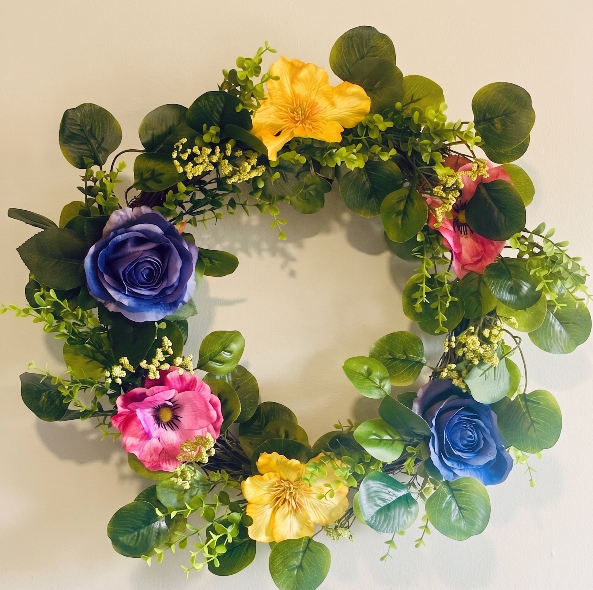 Aurora Sara | Luxury Jewel-Toned Artificial Door Wreath