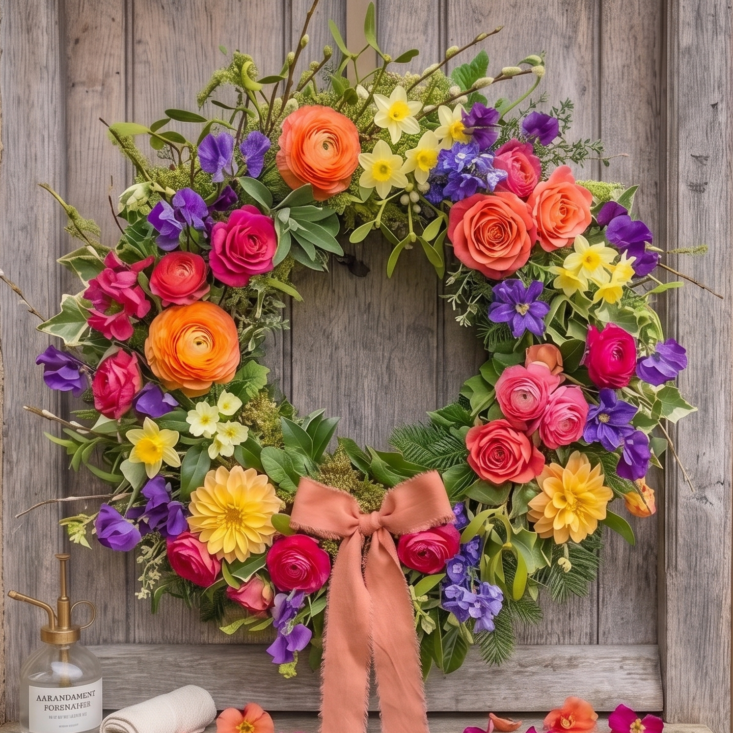 Aurora Flora Wreath