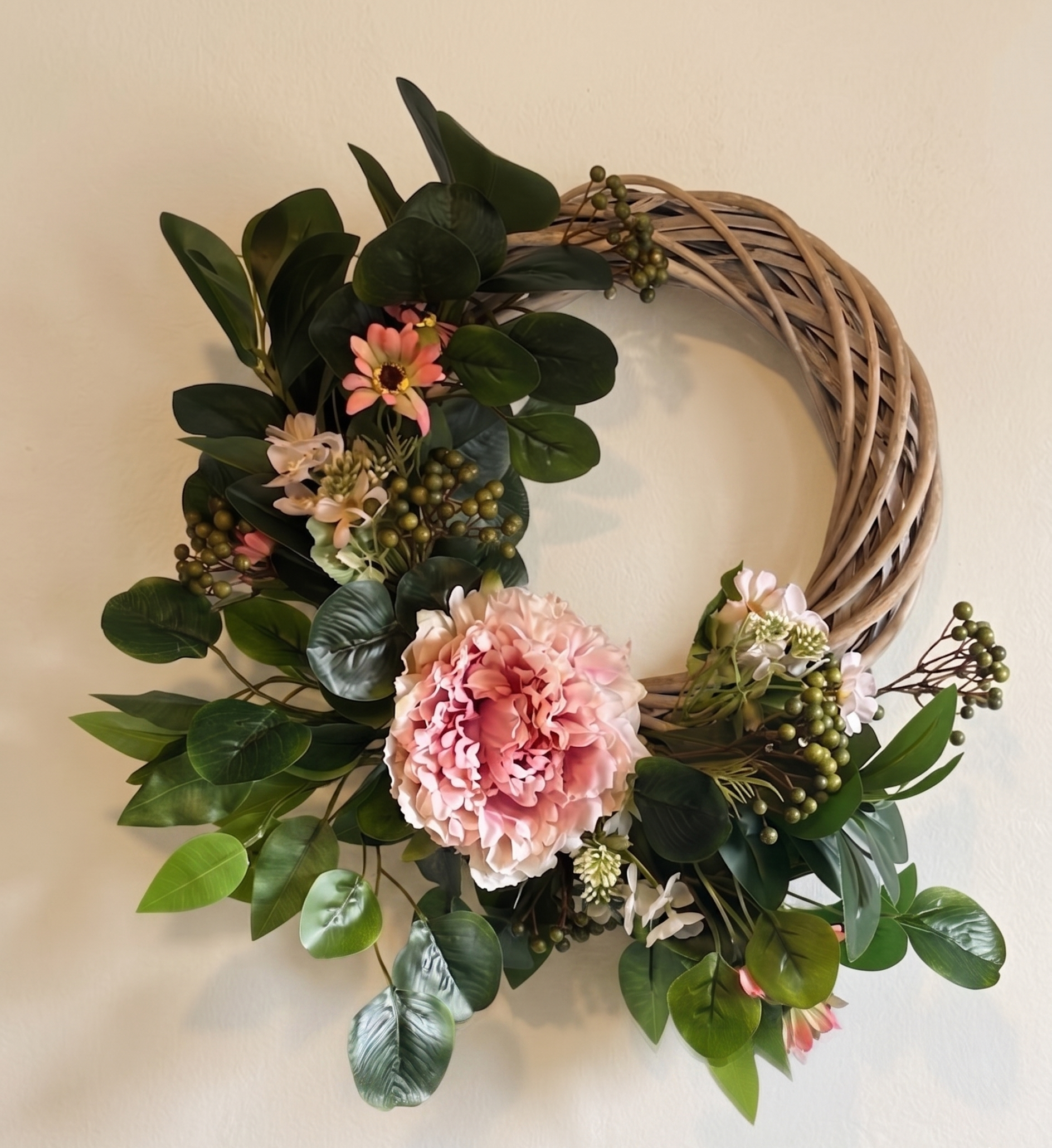Aurora Isla | Luxury Peony Artificial Door Wreath