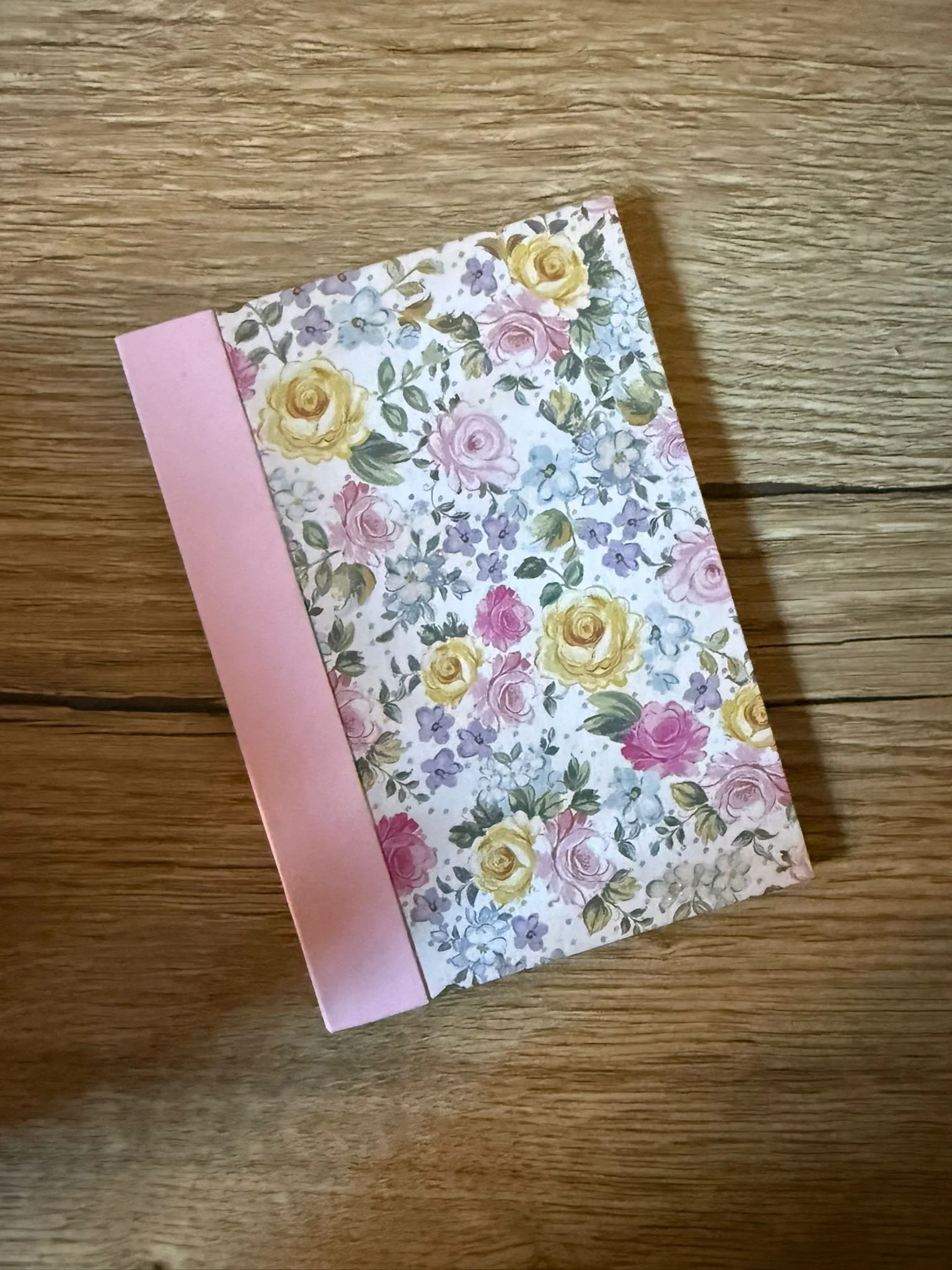 Custom floral notebook