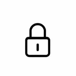 Lock icon illustration