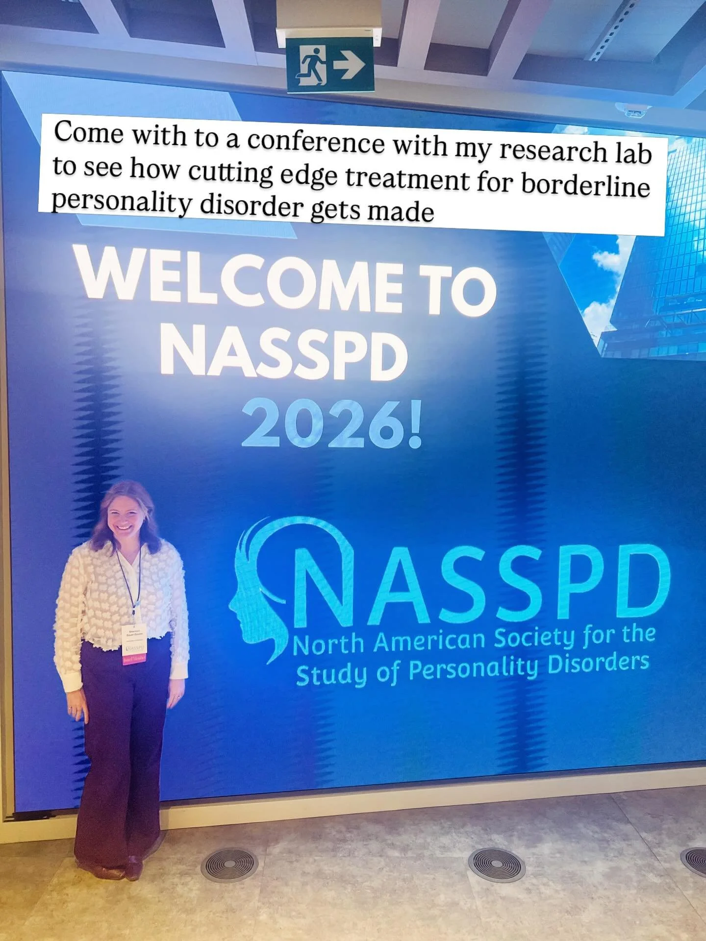 What an inspiring few days in Toronto sharing space with so many people who care as much about improving treatment for people with personality disorders as we do!

I&rsquo;m endlessly proud of my graduate students (@hannahcroom @maddiekushner and Che