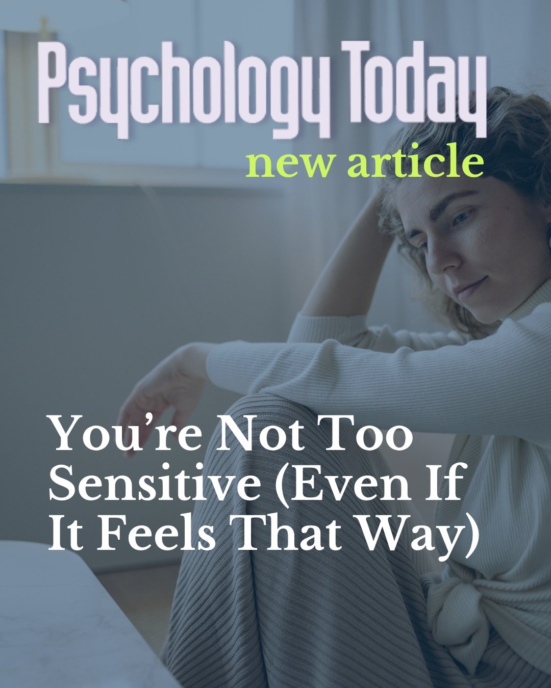 Anxious. Easily hurt. Slow to bounce back from stress.

Most people assume these are signs of something fundamentally wrong with their personality.

But according to personality science, sensitivity itself isn't what creates the overwhelm. It's the p