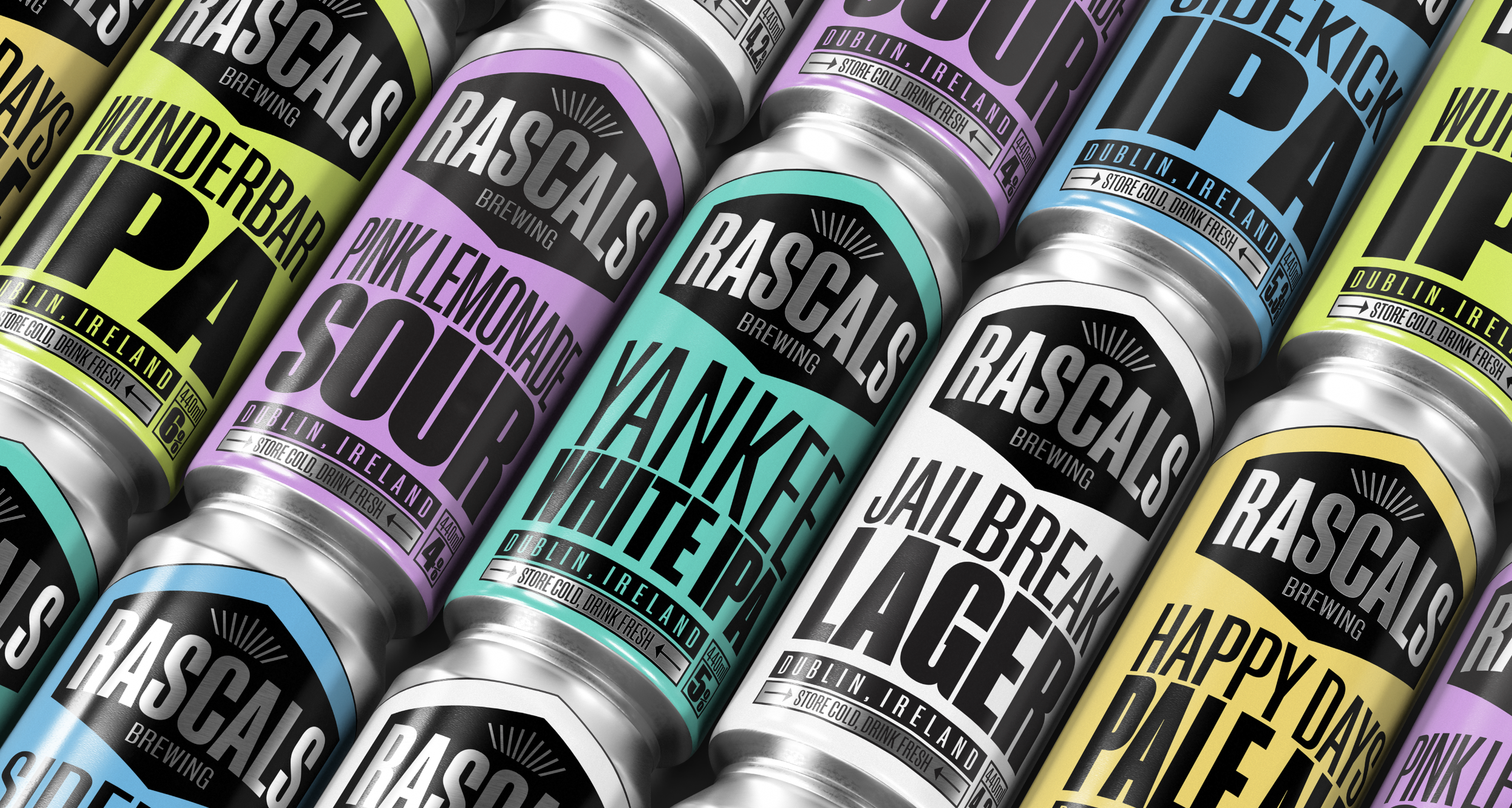 Rascals Brewing. Brand Identity & Communications