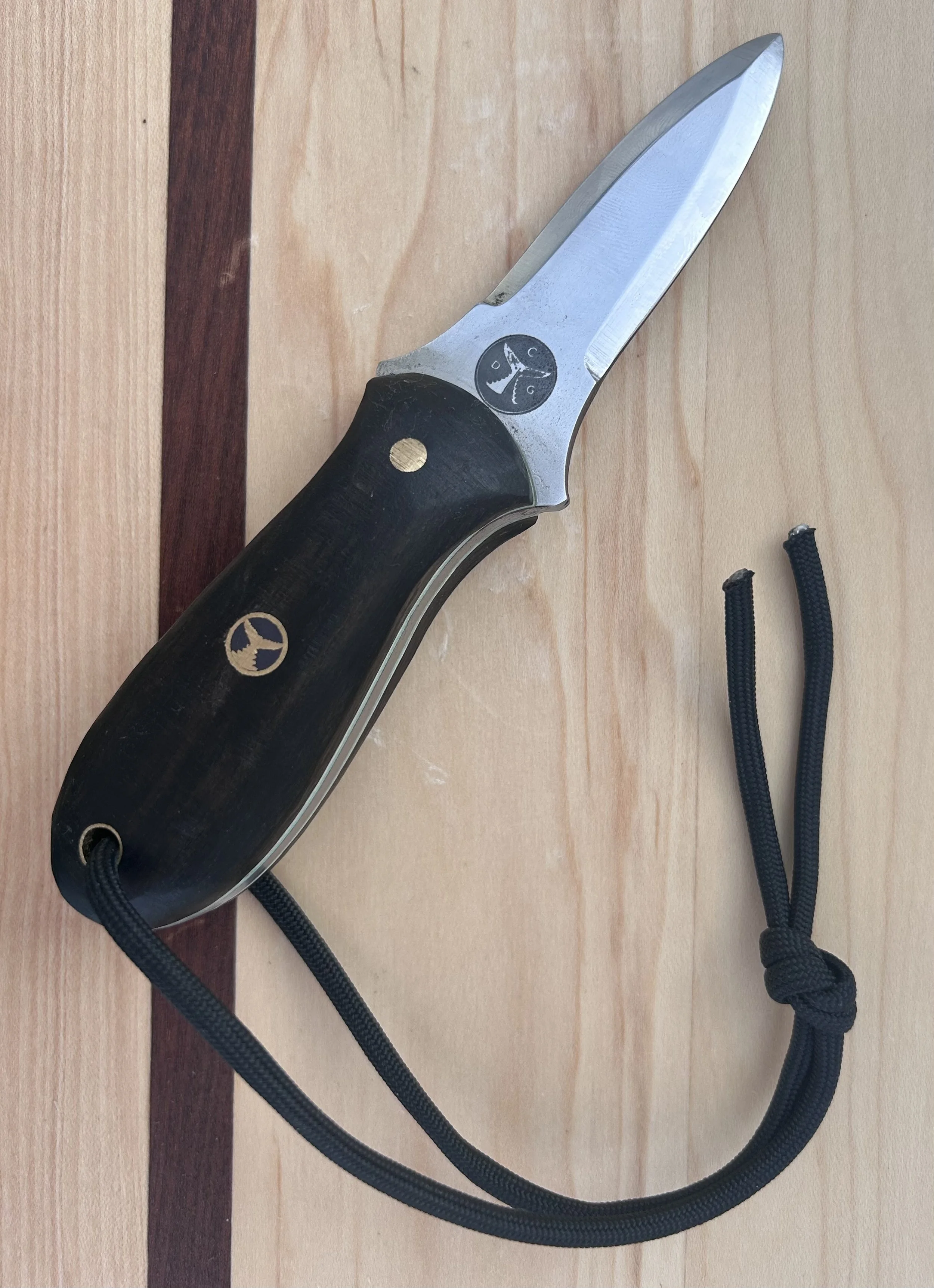006 - Model One Oyster Knife - Macassar Ebony - Magic